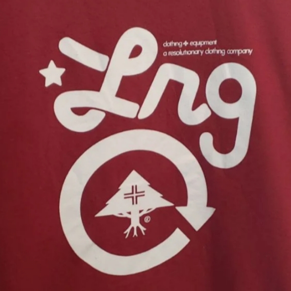 MEN'S LRG CLOTHING EQUIPMENT RED with BLACK T-shirt - Picture 3 of 7